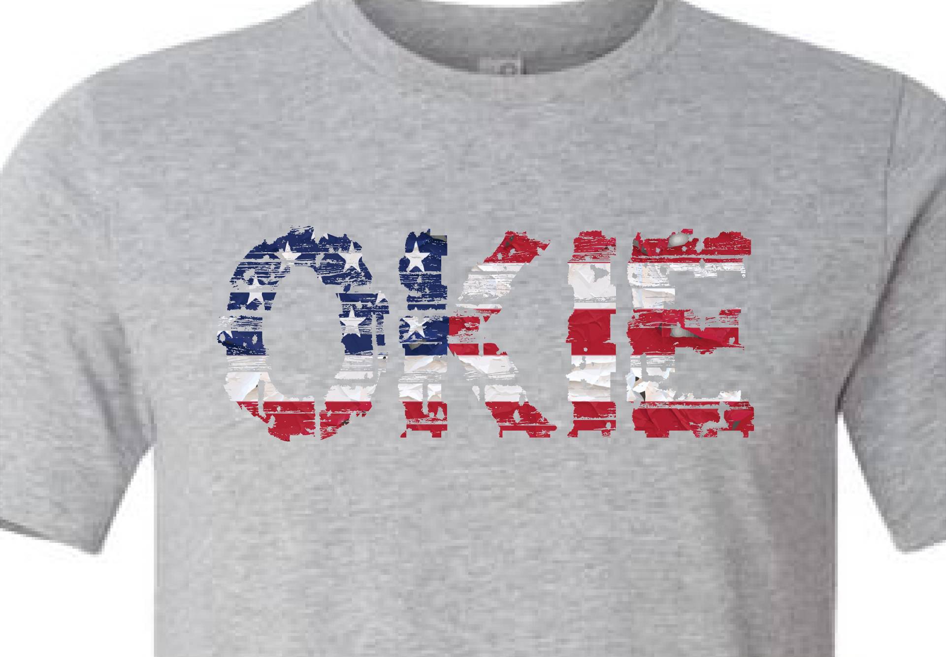 OKIE RWB US Flag T-Shirt